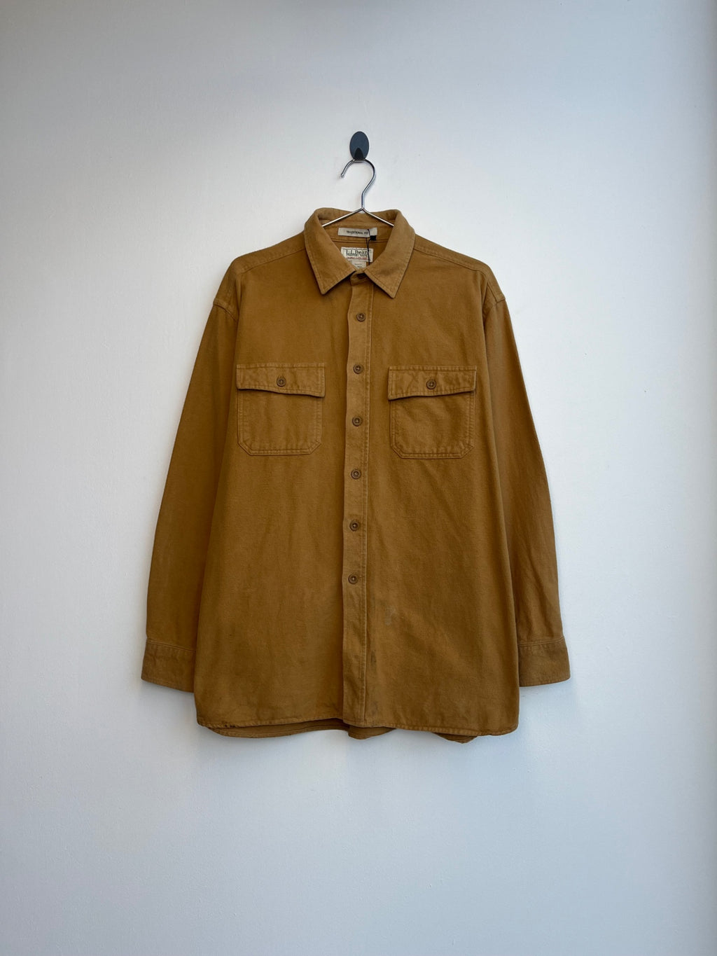 L.L Bean Yellow Flannel