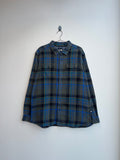 The North Face Blue Checkered Flannel