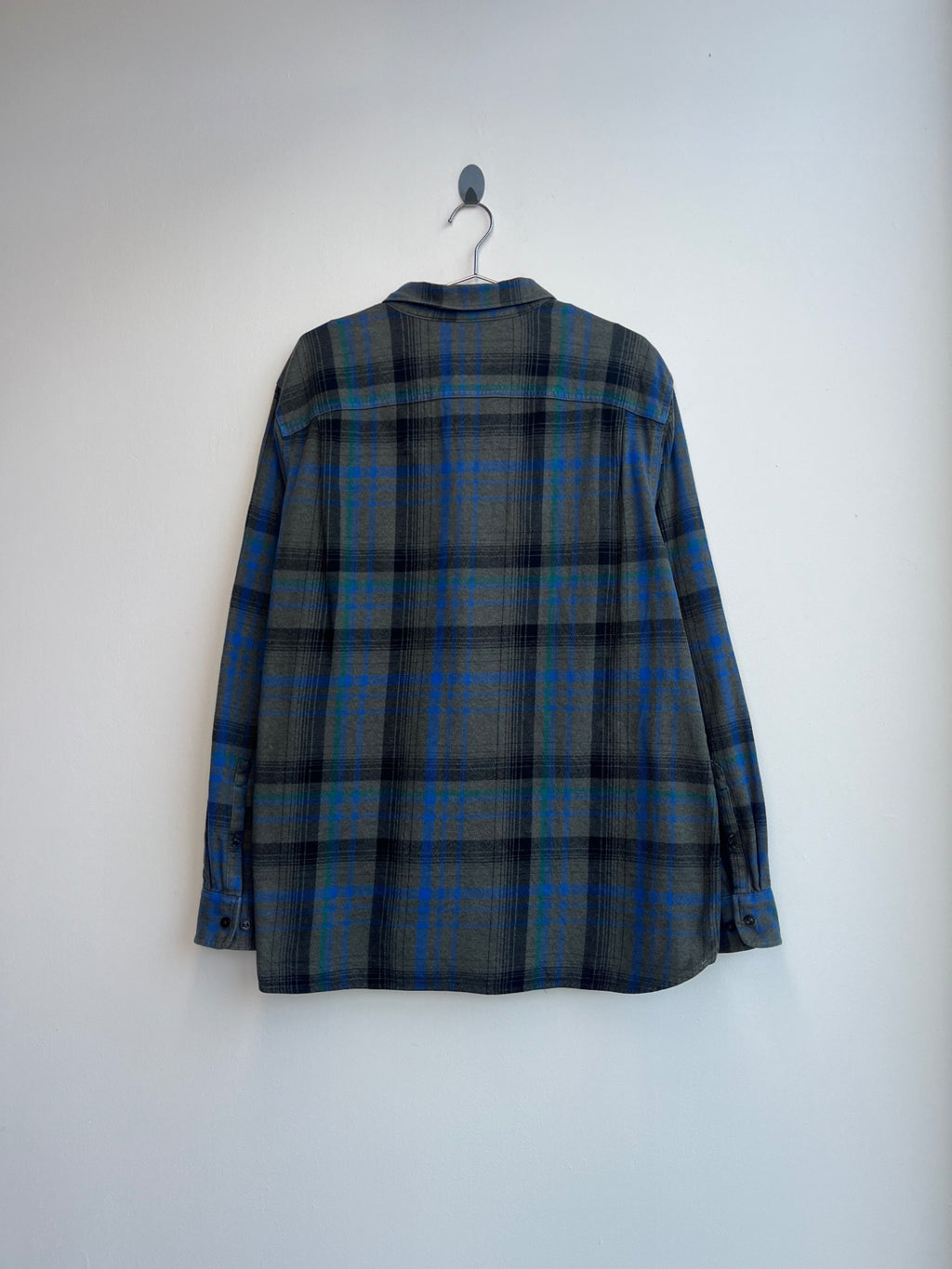 The North Face Blue Checkered Flannel