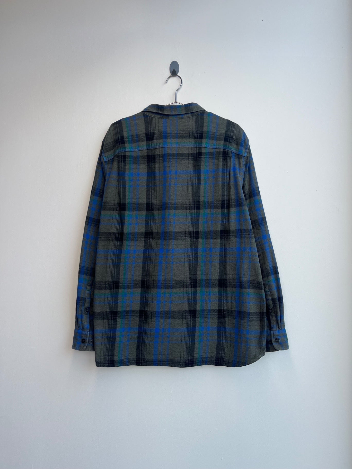 The North Face Blue Checkered Flannel