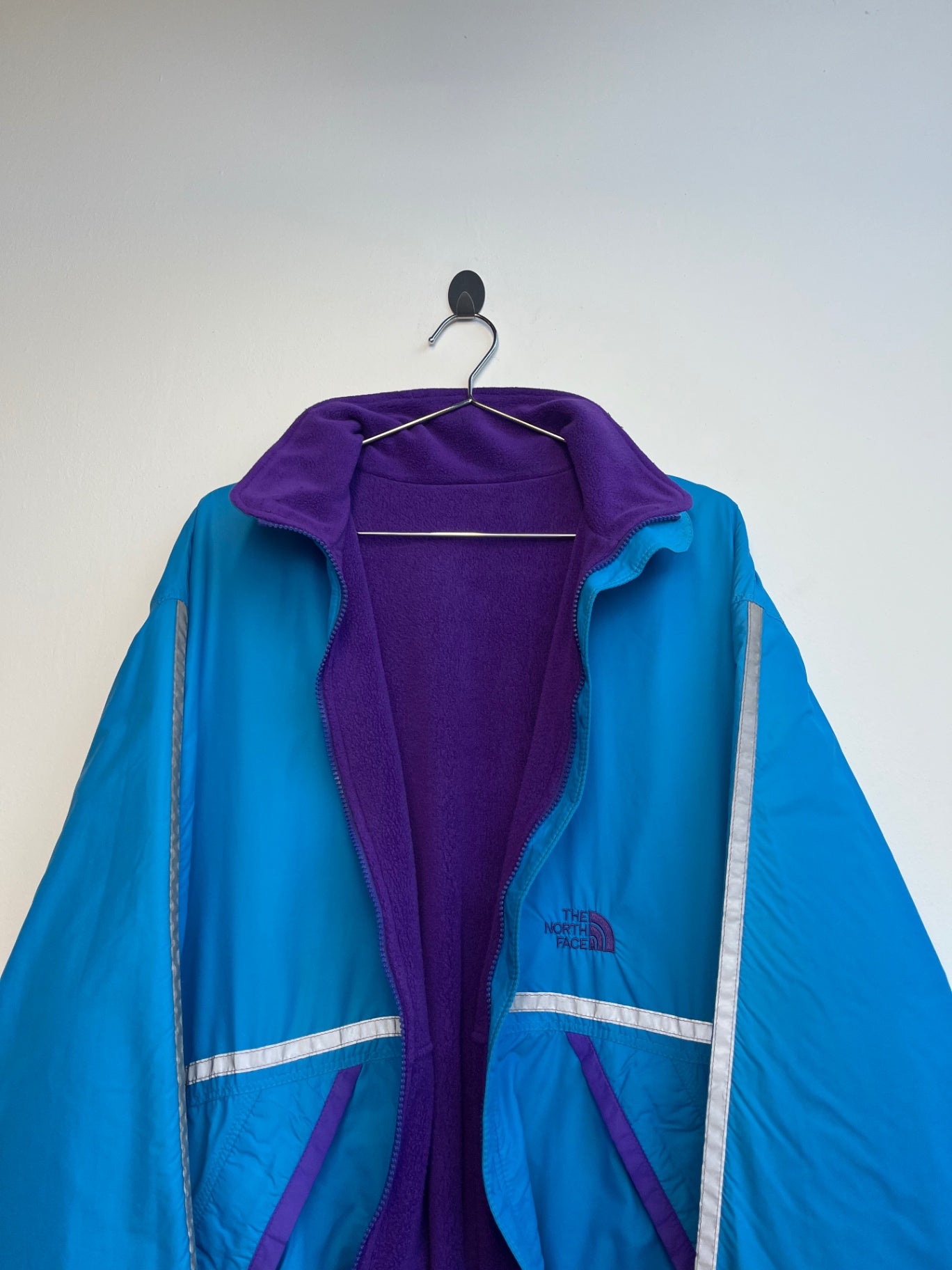 The North Face Purple Reversible Fleece Jacket