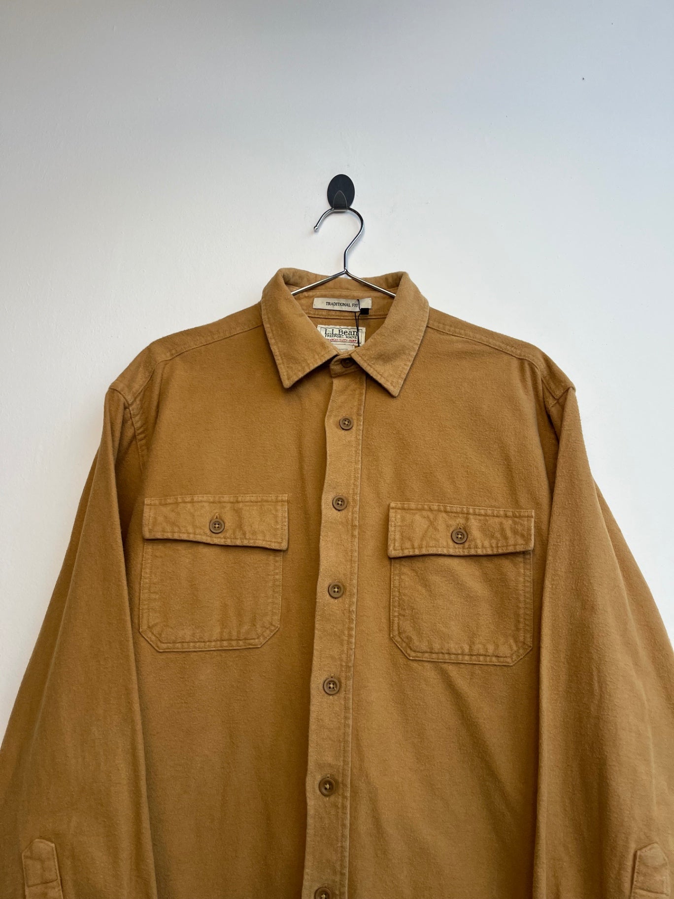 L.L Bean Yellow Flannel