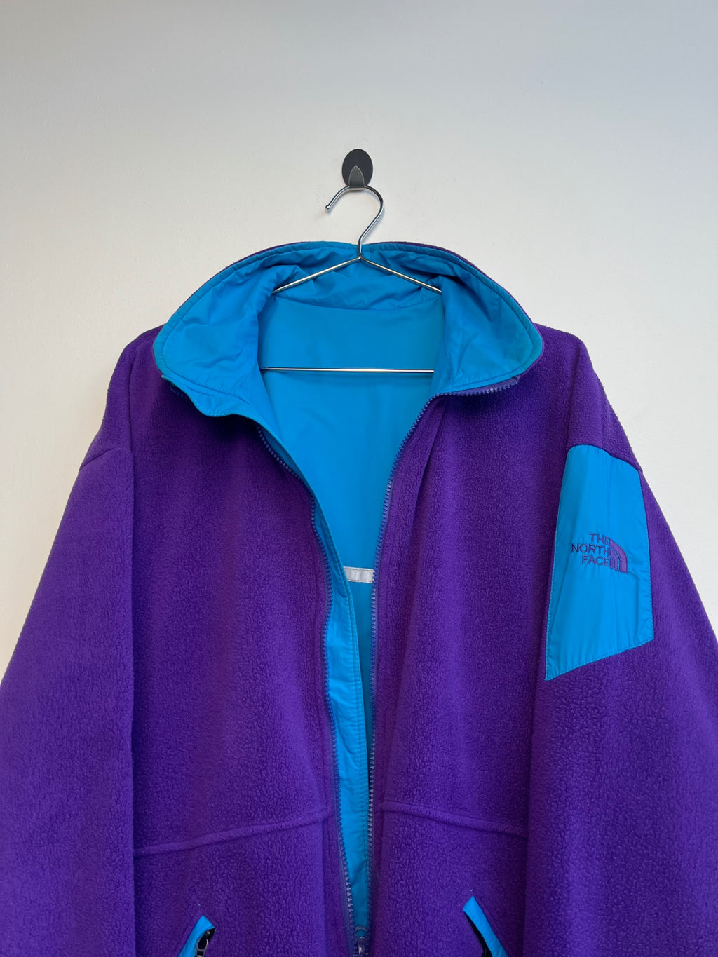 The North Face Purple Reversible Fleece Jacket