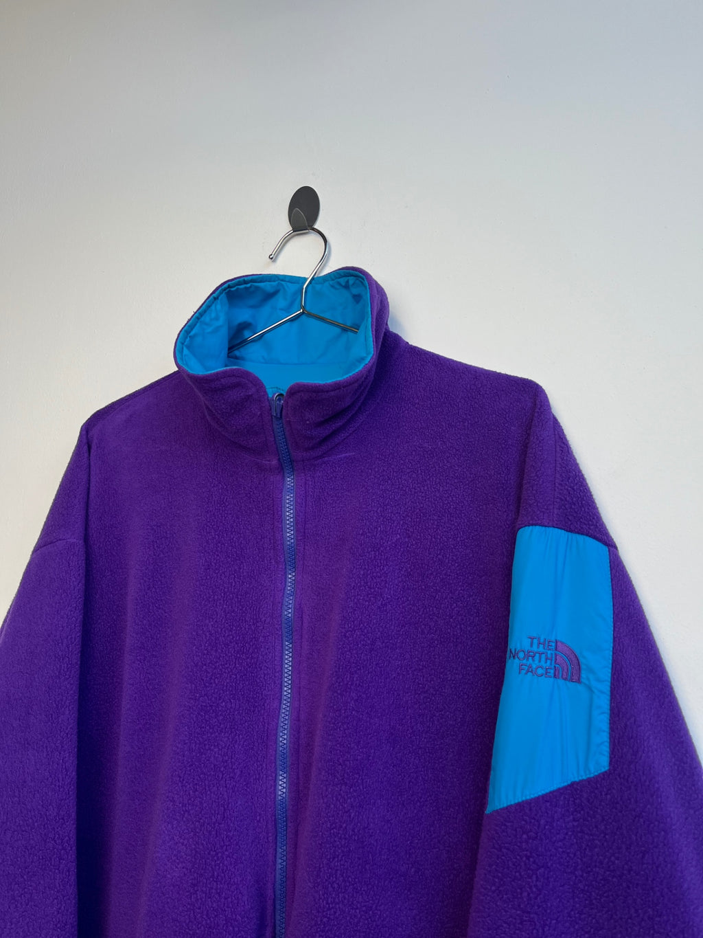The North Face Purple Reversible Fleece Jacket