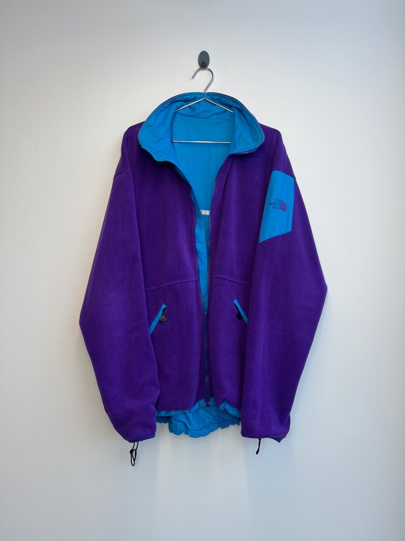 The North Face Purple Reversible Fleece Jacket