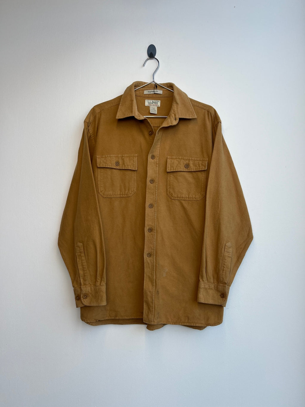 L.L Bean Yellow Flannel