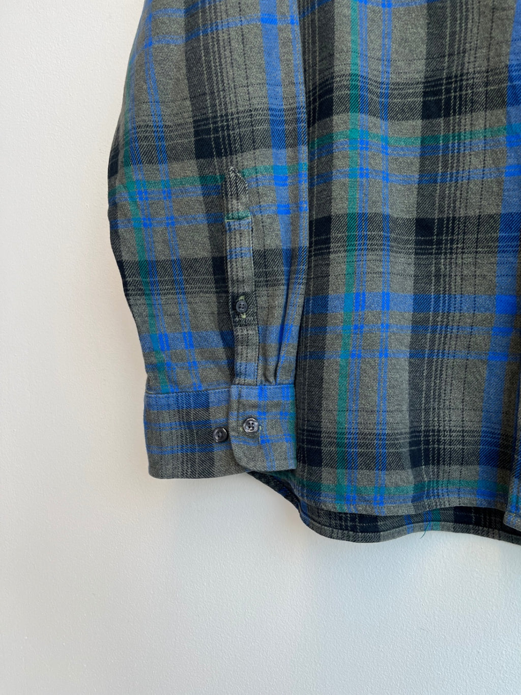 The North Face Blue Checkered Flannel