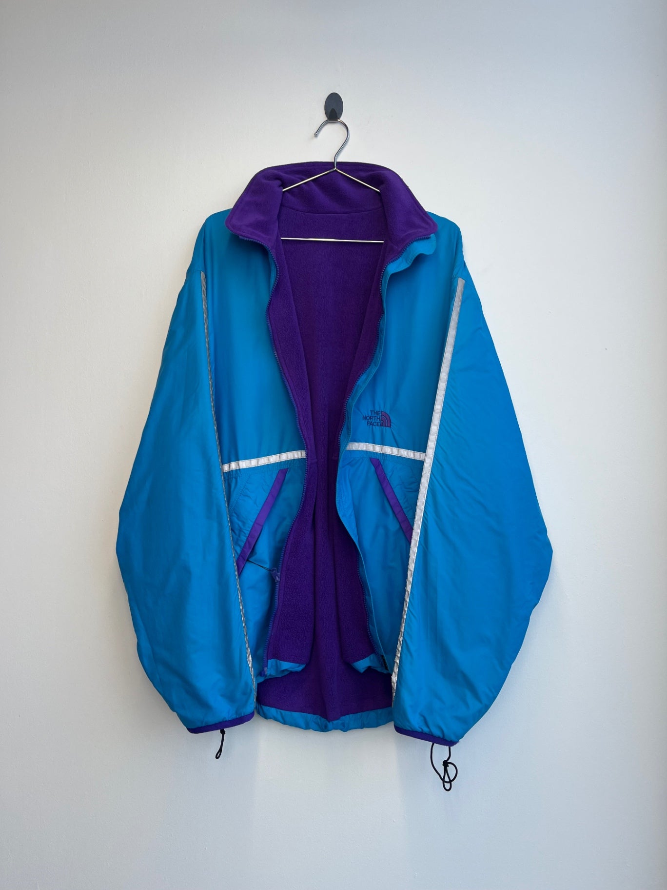 The North Face Purple Reversible Fleece Jacket