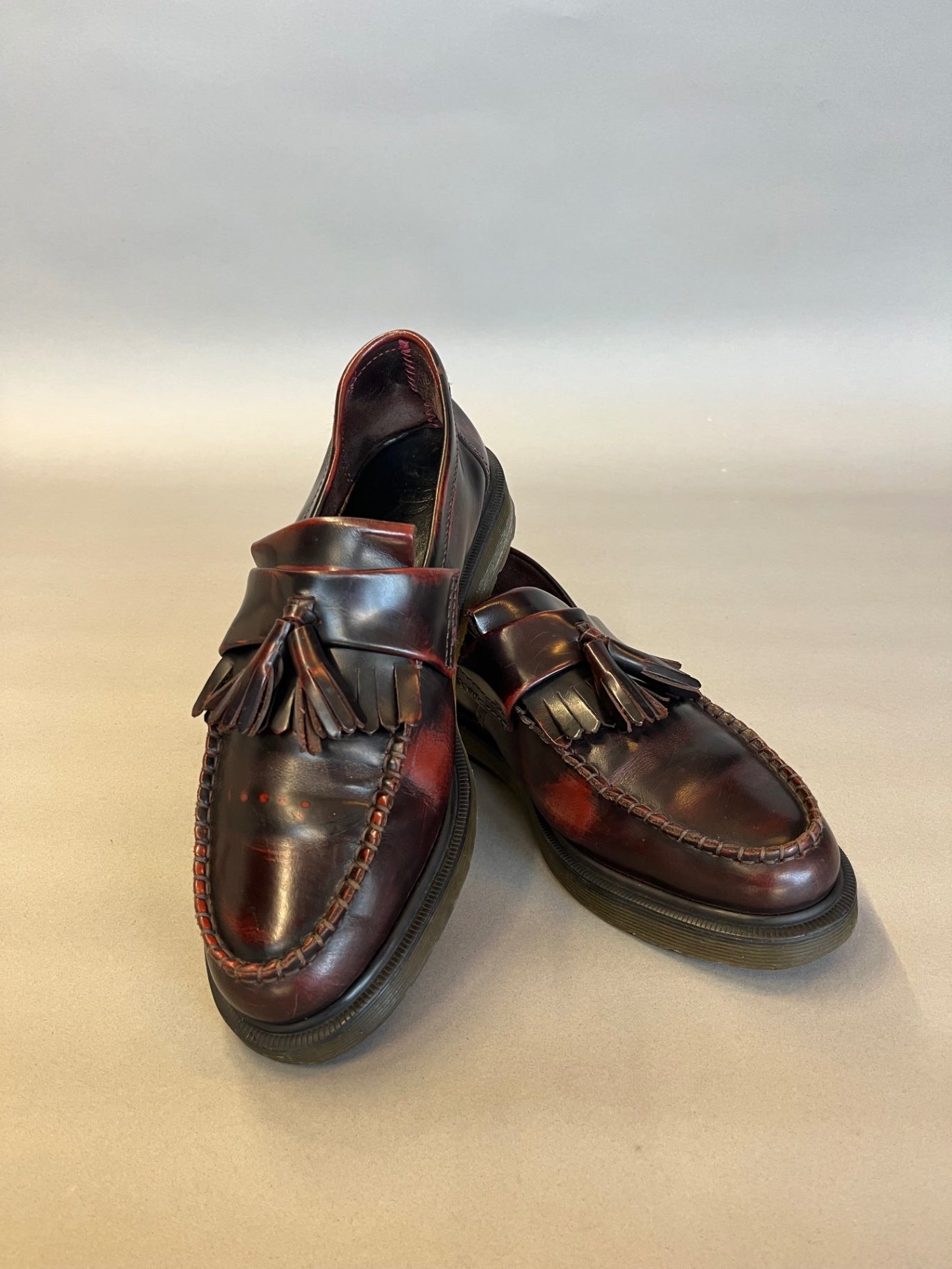 Burgandy Dr Martens Adrian