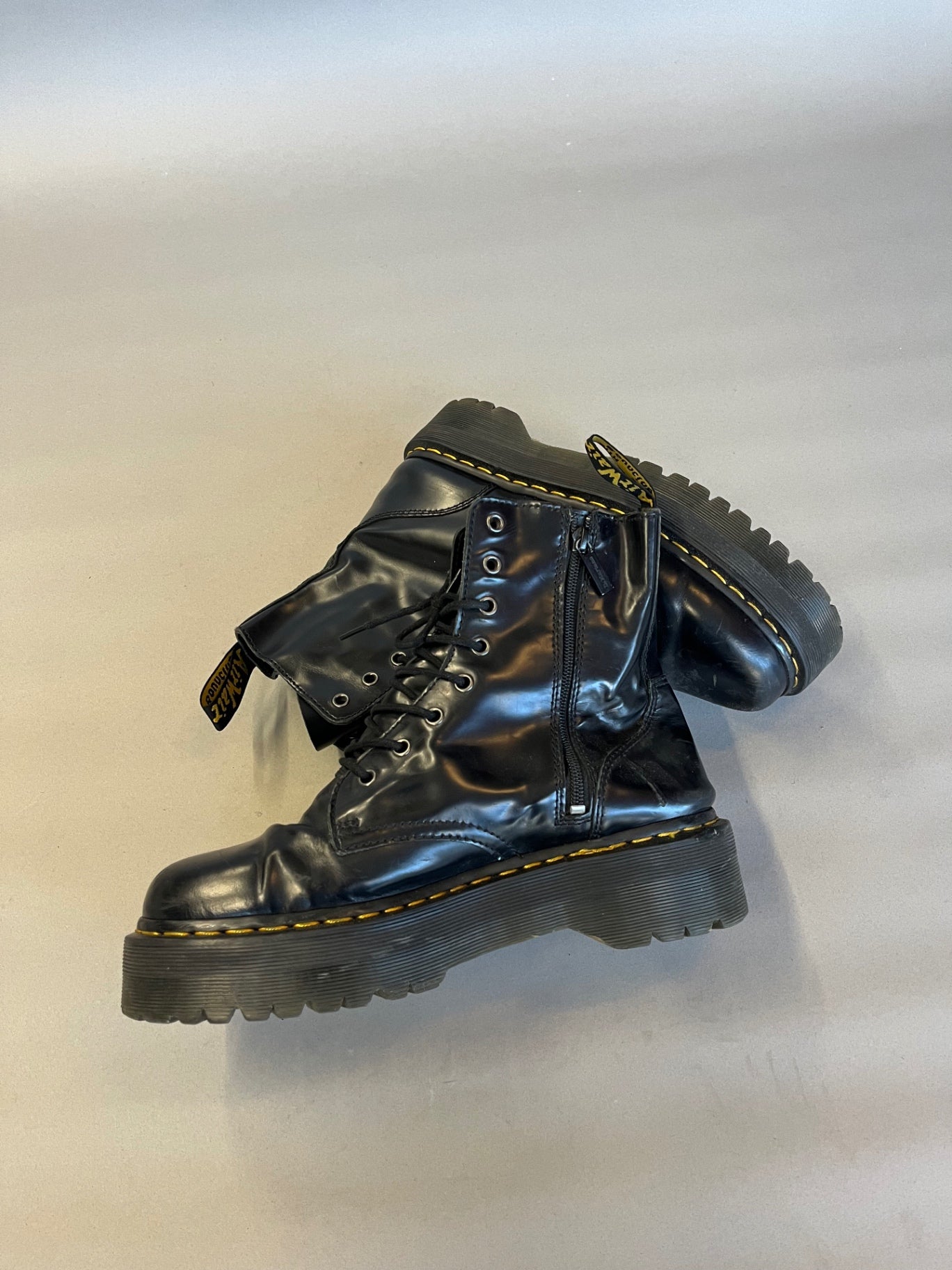 Black Dr Marten Jadon Boots