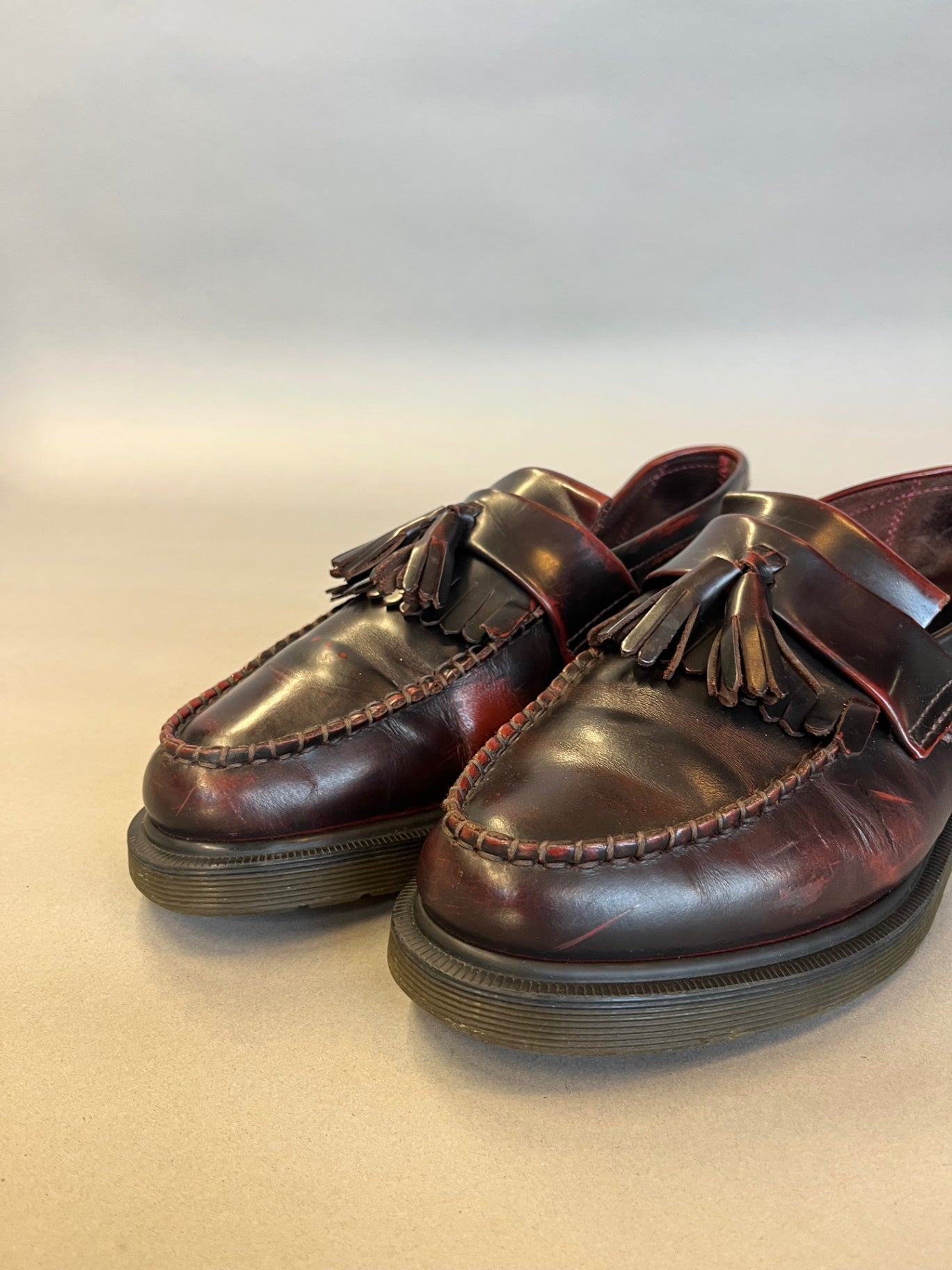 Burgandy Dr Martens Adrian