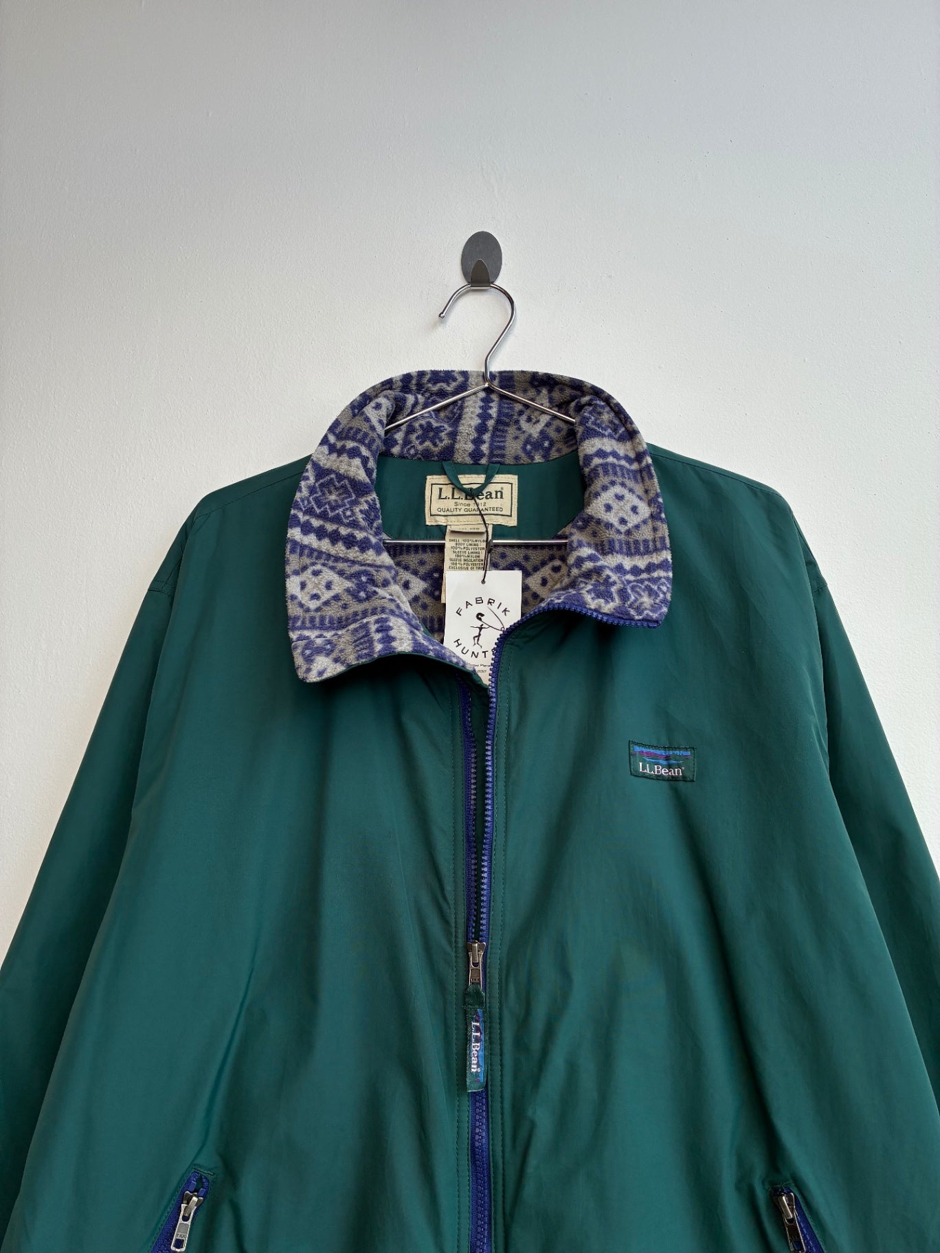 L.L Bean Green Lined Jacket