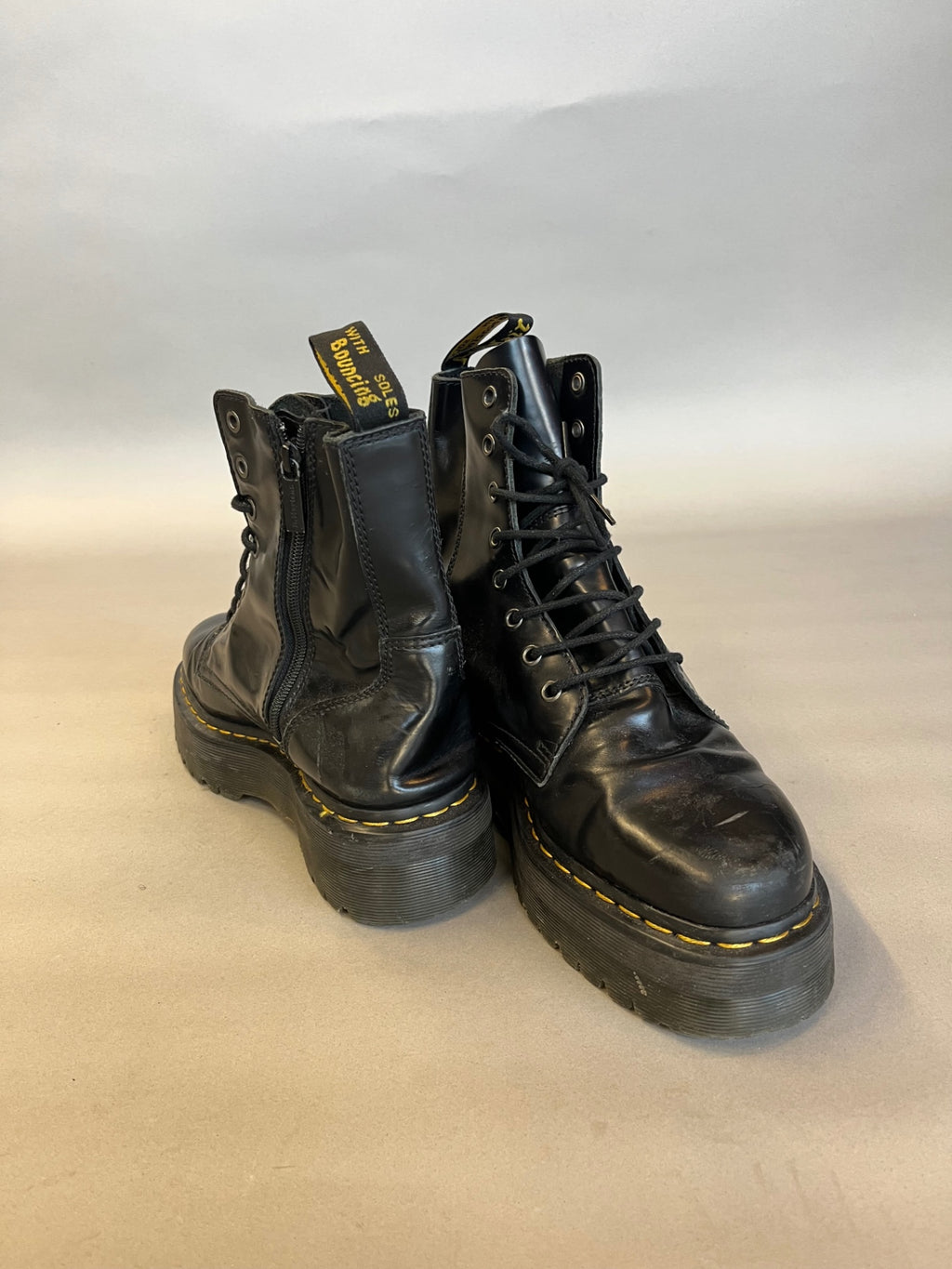 Black Dr Marten Jadon Boots