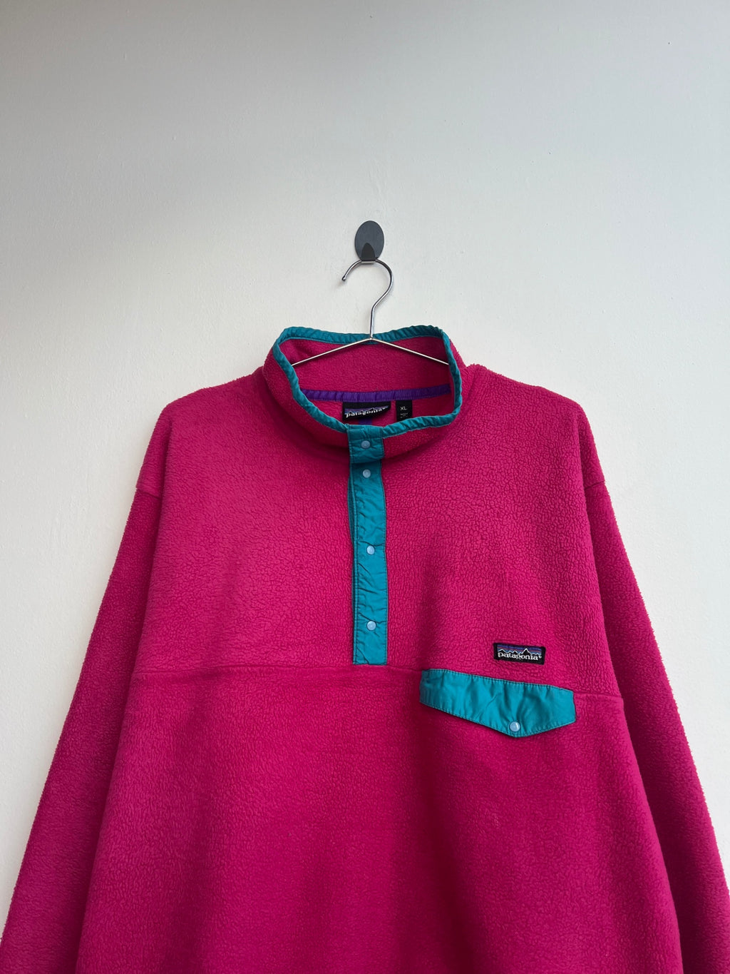 Patagonia Pink Synchilla Snap-T Pullover