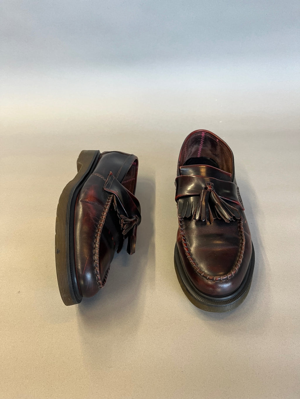 Burgandy Dr Martens Adrian