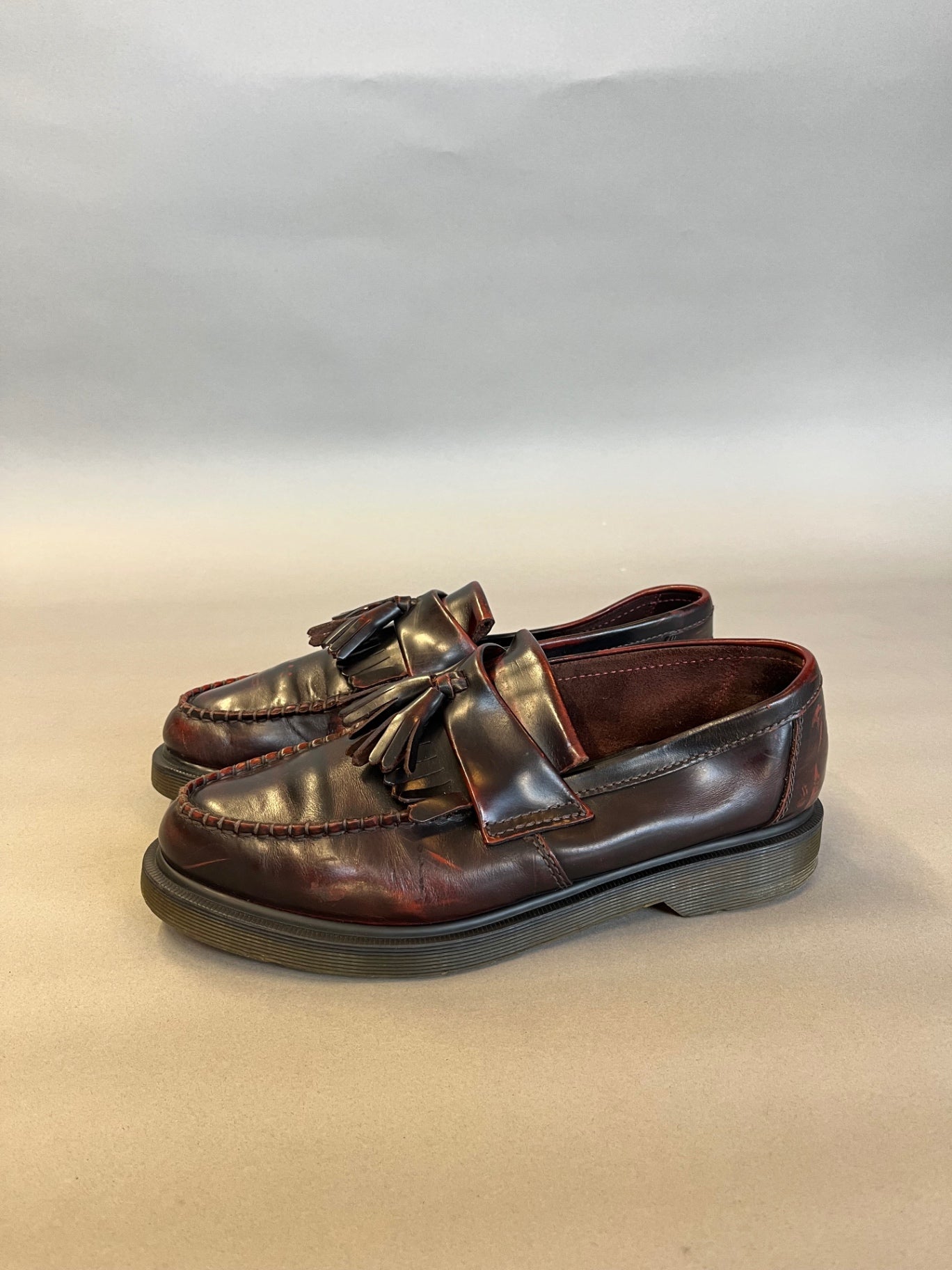Burgandy Dr Martens Adrian