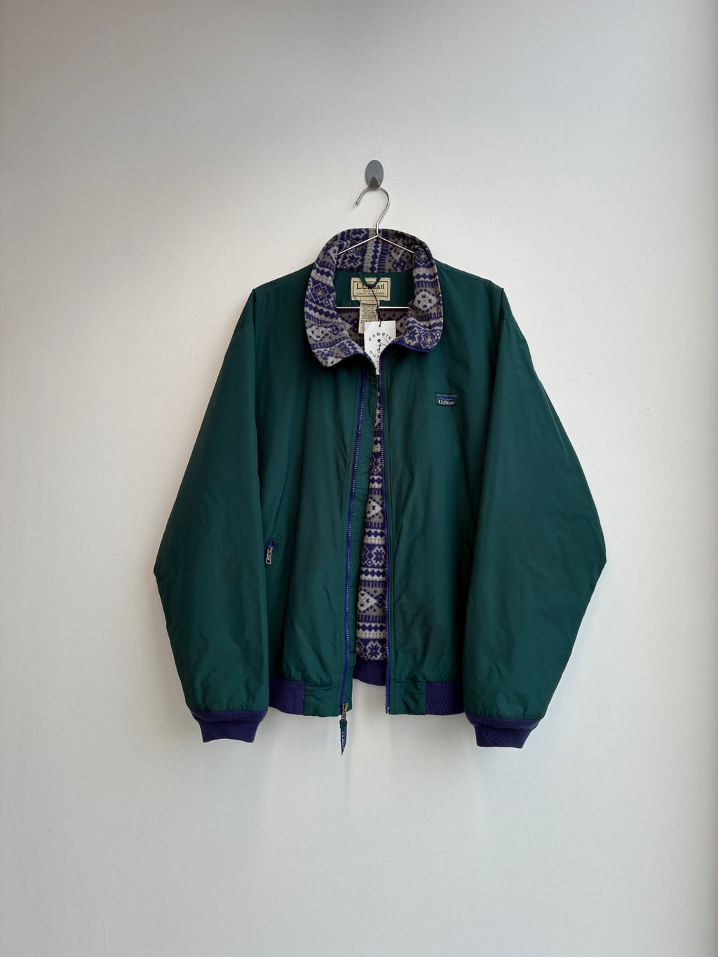 L.L Bean Green Lined Jacket