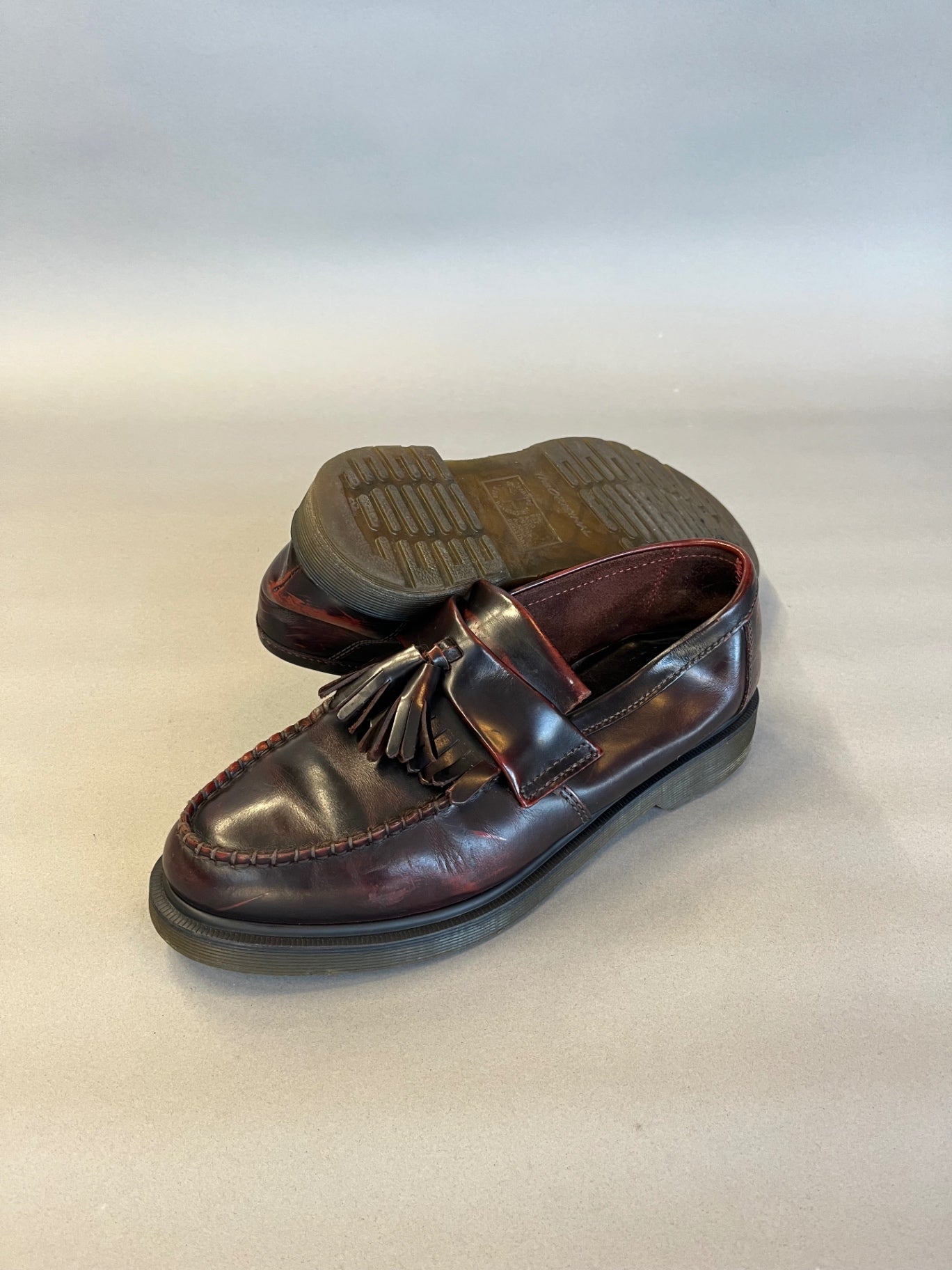 Burgandy Dr Martens Adrian