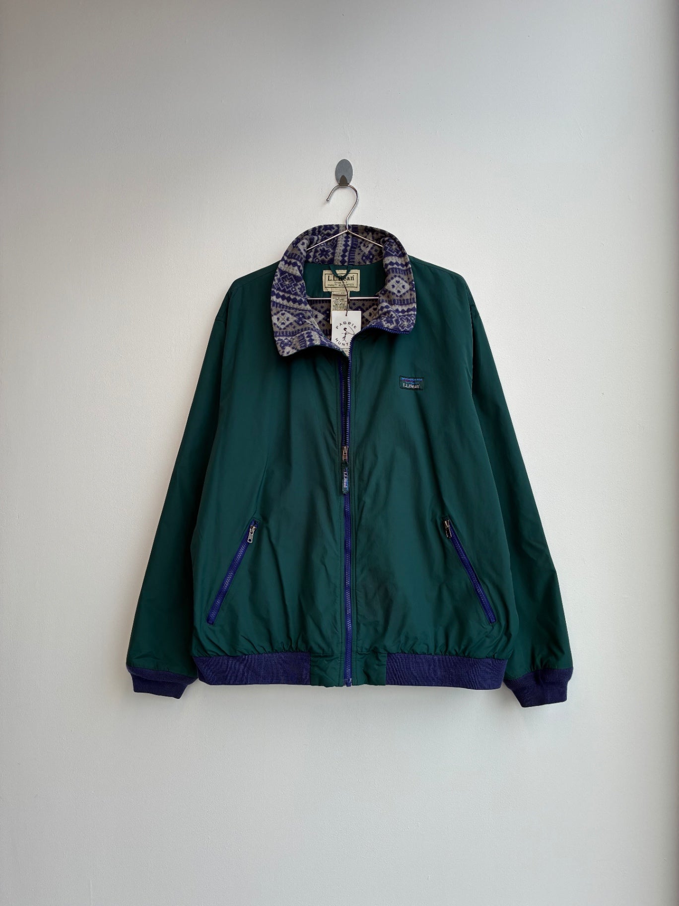 L.L Bean Green Lined Jacket