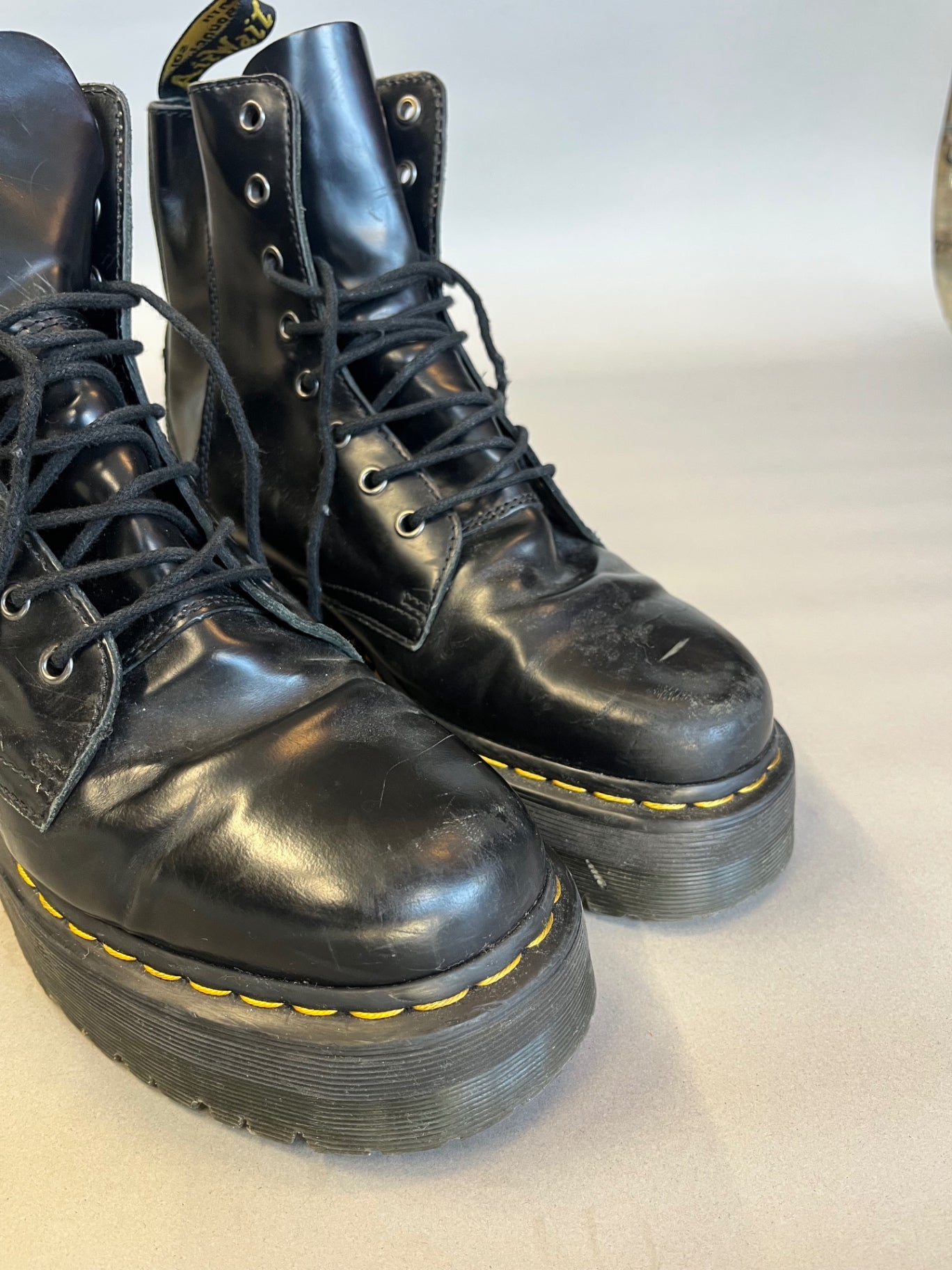 Black Dr Marten Jadon Boots