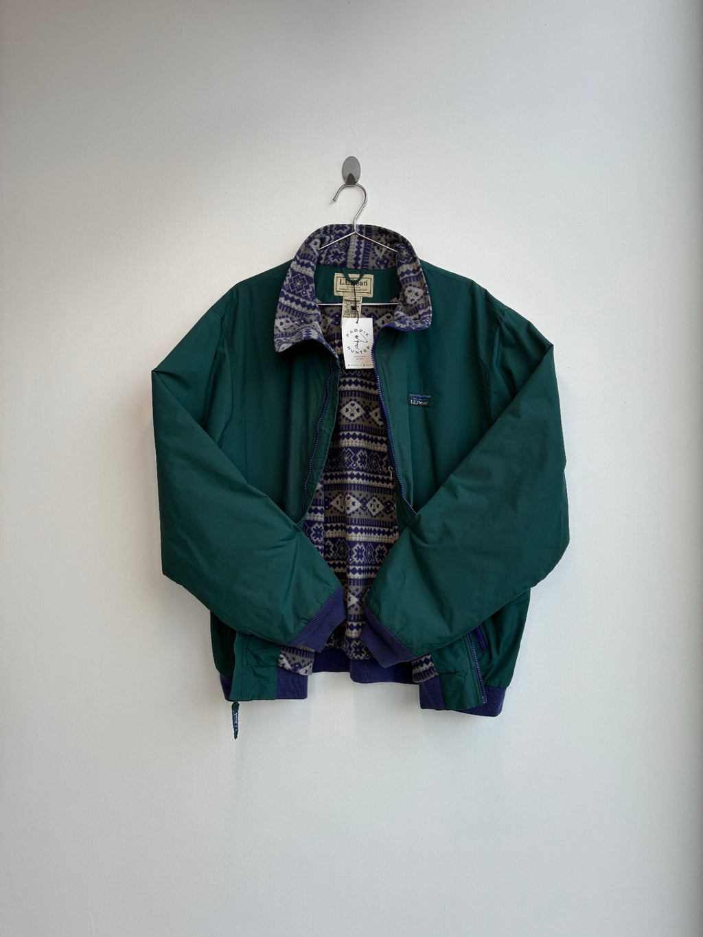 L.L Bean Green Lined Jacket