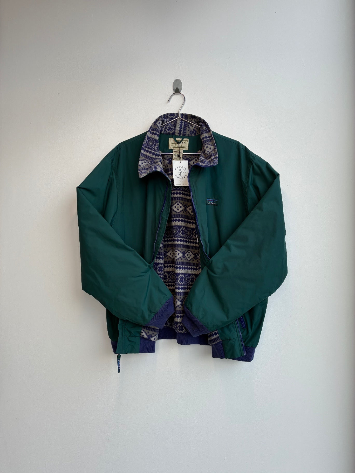 L.L Bean Green Lined Jacket