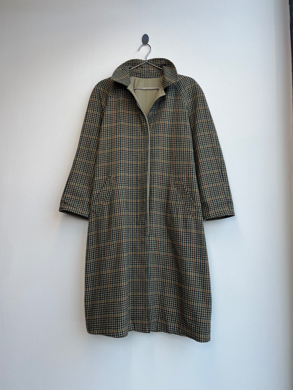 Tweed Reversable Trench Coat