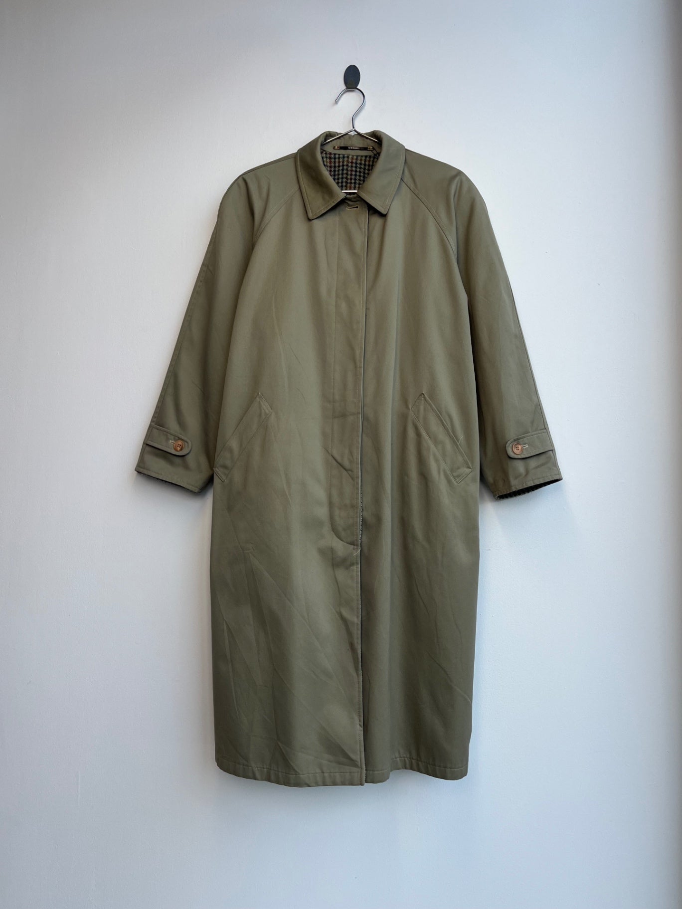 Tweed Reversable Trench Coat