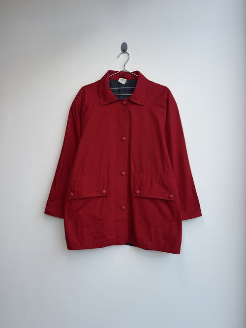 Red Lined Coach Jacket