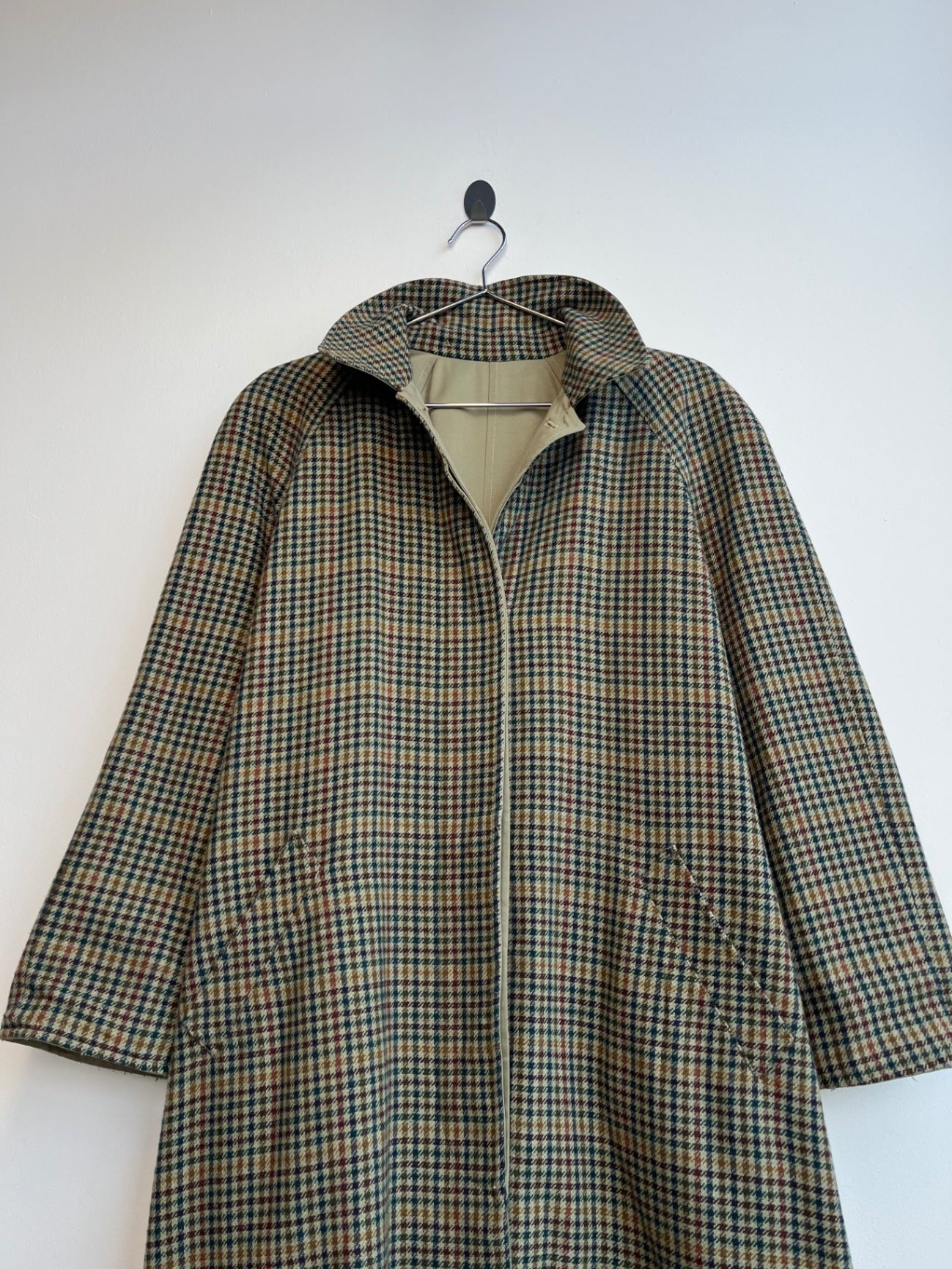 Tweed Reversable Trench Coat