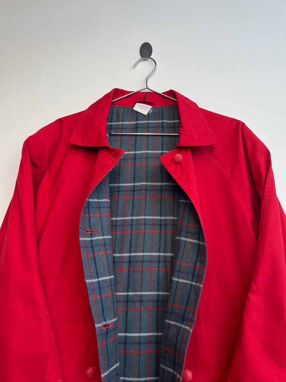 Red Lined Coach Jacket
