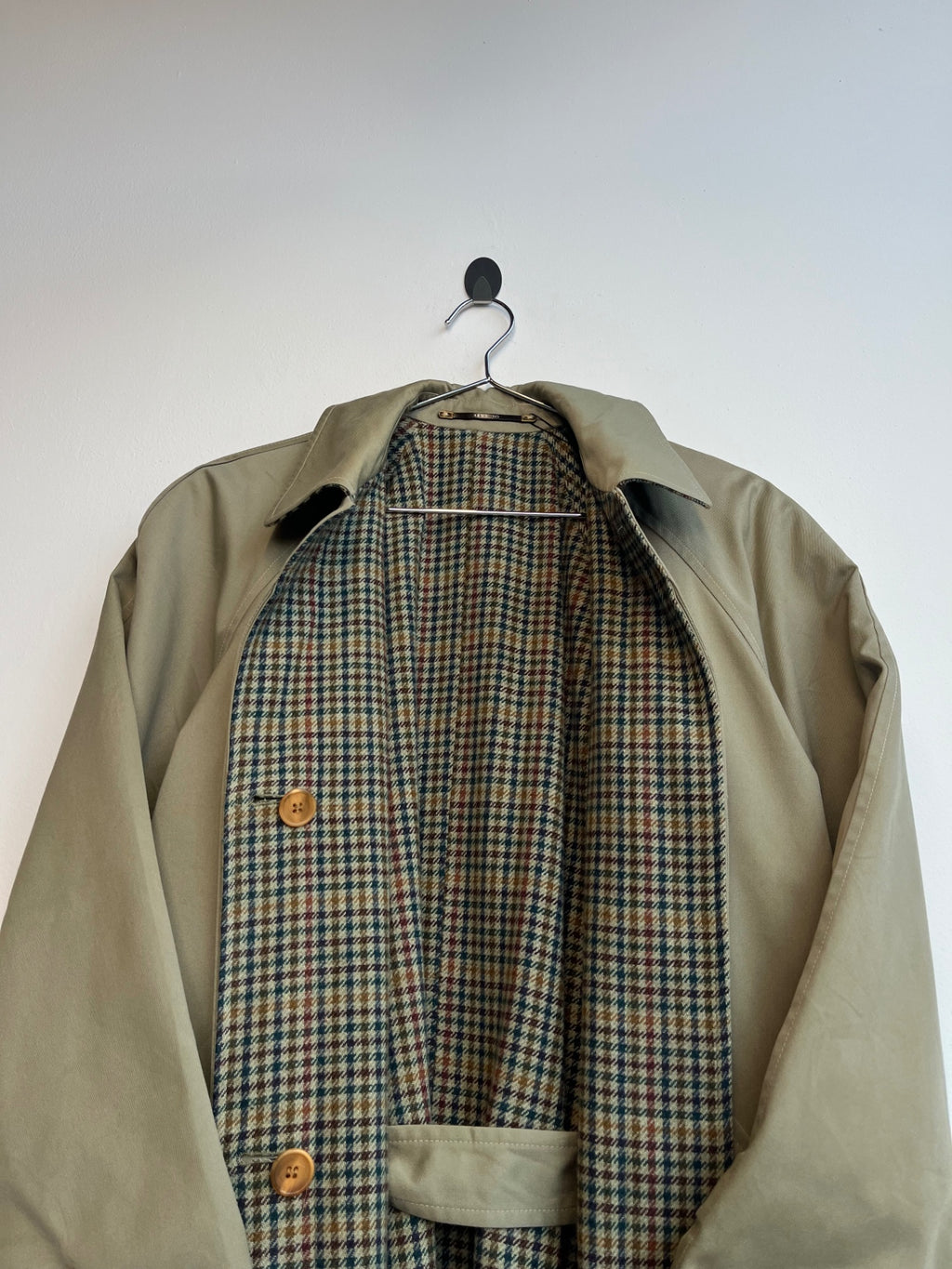 Tweed Reversable Trench Coat