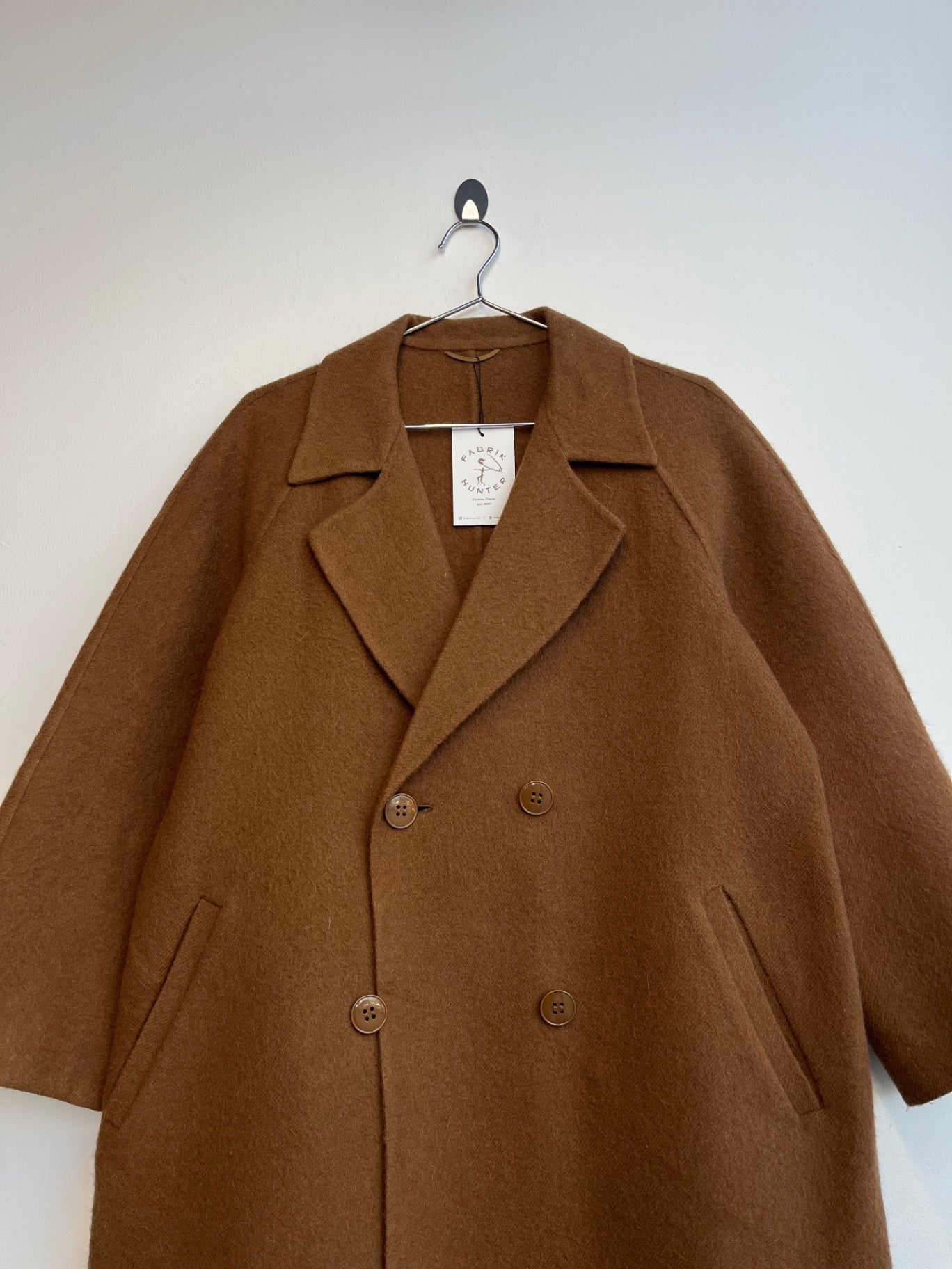 Brown Double Breasted Coat