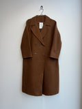 Brown Double Breasted Coat