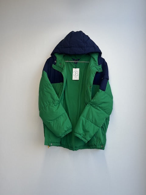 Polo Ralph Lauren Green and Navy Puffer