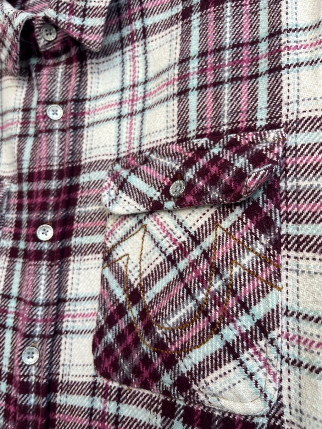 True Religion Checkered Flannel