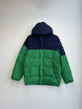 Polo Ralph Lauren Green and Navy Puffer