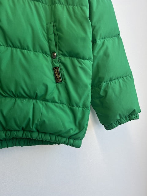 Polo Ralph Lauren Green and Navy Puffer