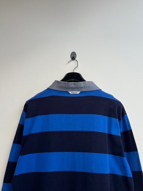 Gant Blue and Navy Rugby Shirt