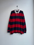 Tommy Hilfiger Red and Navy Rugby Shirt