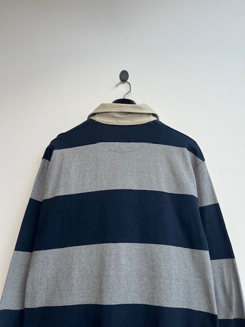 Gant Grey and Navy Rugby Shirt
