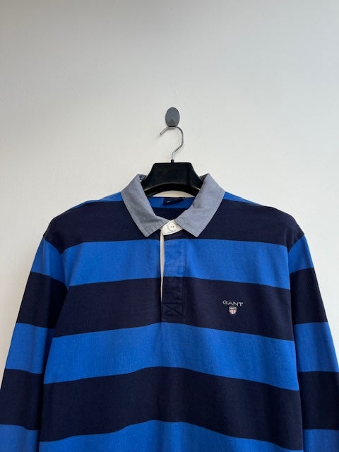 Gant Blue and Navy Rugby Shirt