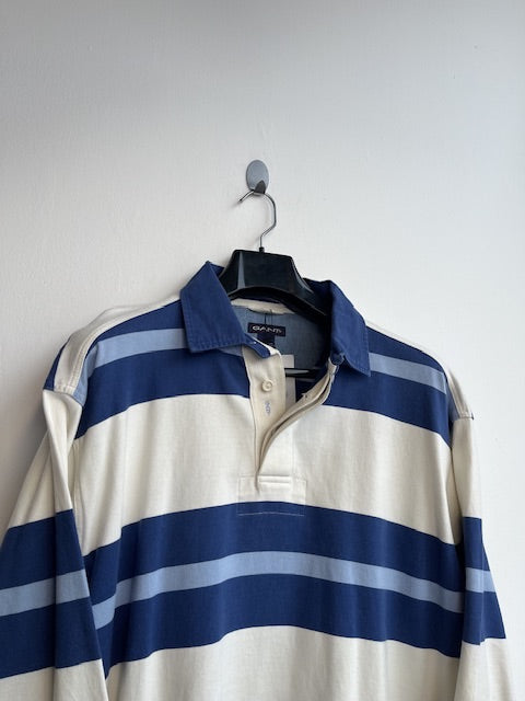 Gant Blue Striped Rugby Shirt