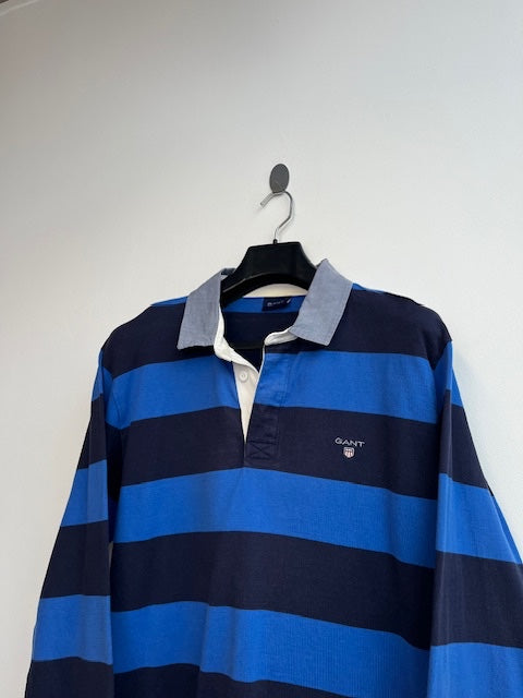 Gant Blue and Navy Rugby Shirt