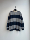 Gant Grey and Navy Rugby Shirt