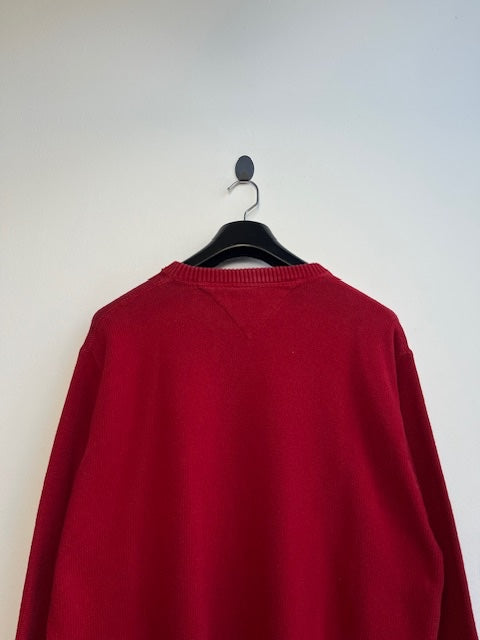 Tommy Hilfiger Red Knit Sweater