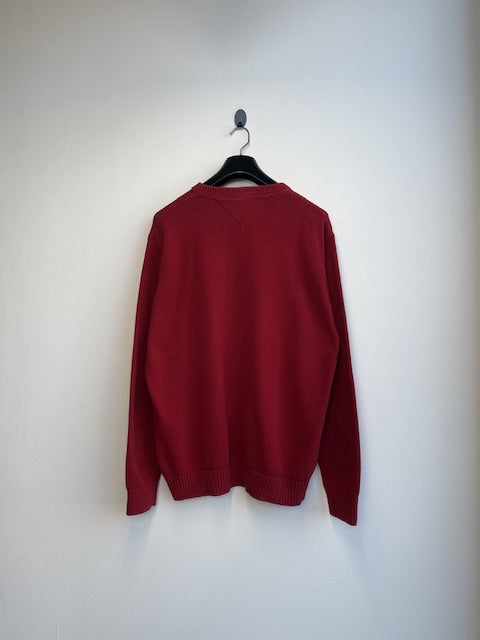 Tommy Hilfiger Red Knit Sweater