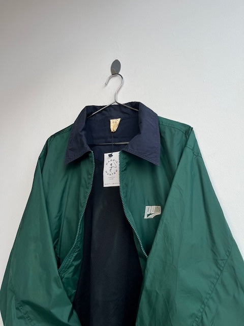 Puma Green Windbreaker Jacket