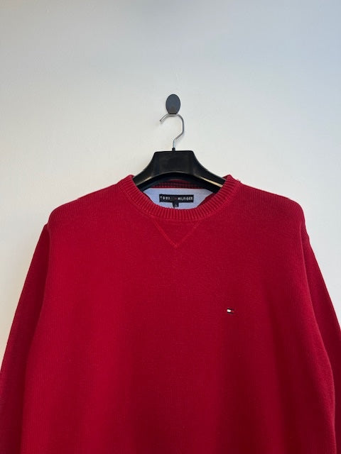 Tommy Hilfiger Red Knit Sweater