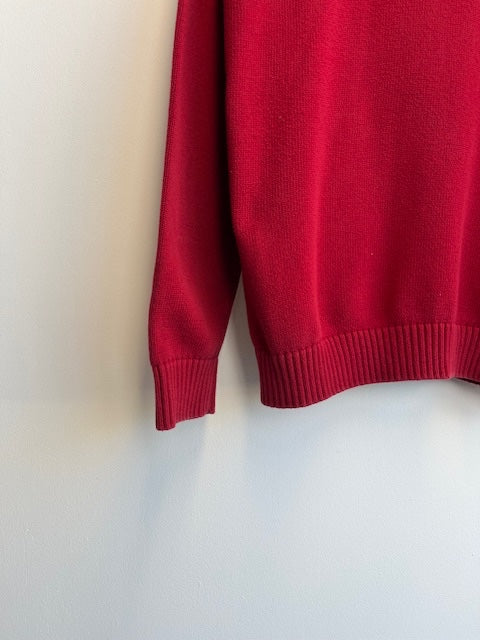 Tommy Hilfiger Red Knit Sweater